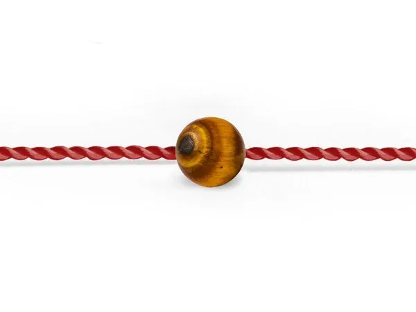 Himal Hemp Himal Hemp Wachsendes Wunschband, Granat | tigerauge matt, – Produktbild 1 von 4