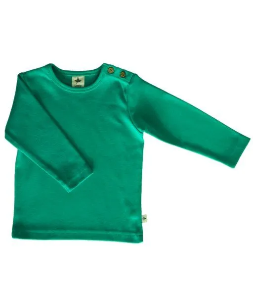 Leela Cotton Leela Cotton Langarmshirt, Donaublau, – Produktbild 1 von 4