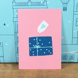 Bow & Hummingbird Bow & Hummingbird Postkarte Geschenk – Produktbild 1 von 1