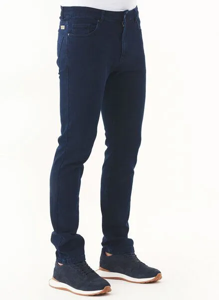 ORGANICATION ORGANICATION Jeans aus Bio-Baumwolle, Blau(dark navy), – Produktbild 3 von 3