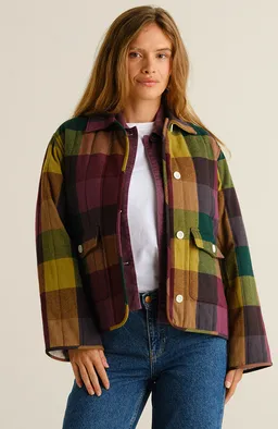 Dedicated DEDICATED Damen vegan Jacke Voxtorp Flanell Mehrfarbig – Produktbild 1 von 1
