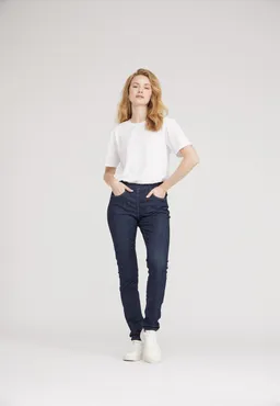 LAURIE LAURIE Damen vegan Grace Slim Ml - Dunkelblauer Denim – Produktbild 1 von 1