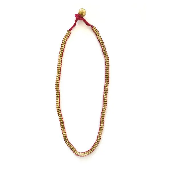 KIKOONI KIKOONI Dokra Kette red snake – Produktbild 1 von 4