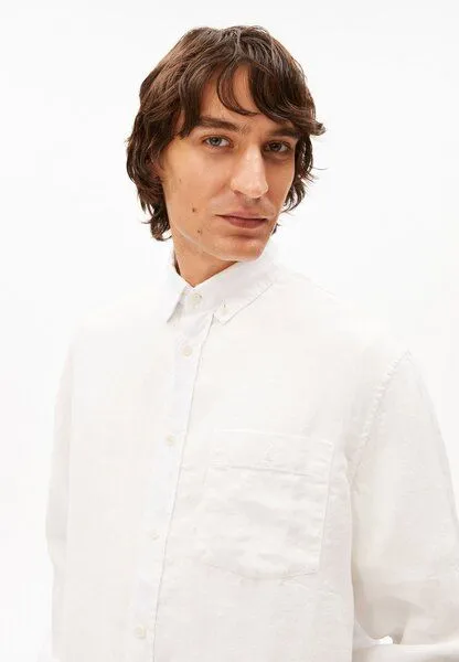 ARMEDANGELS ARMEDANGELS LINEN Herren Hemd aus Leinen, White, – Produktbild 3 von 4