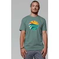 watapparel watapparel T-Shirt Unisex Summer Sun, Green bay, – Produktbild 1 von 1