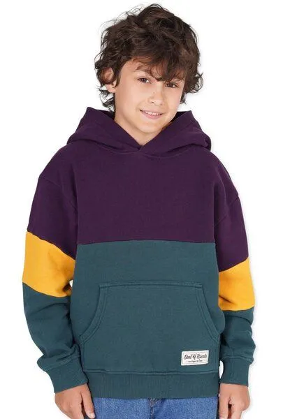 Band of Rascals Band of Rascals Polychrome Hooded, Dark-purple-racing-green, – Produktbild 1 von 4