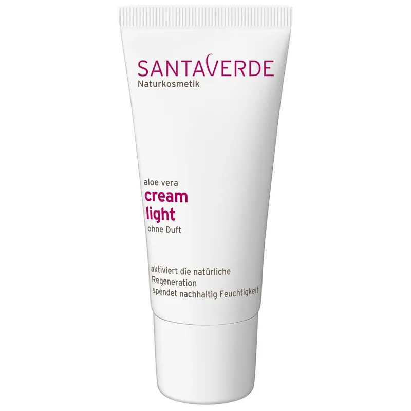 Santaverde SANTA VERDE cream light aloe vera ohne Duft 30 ml Creme – Produktbild 1 von 1