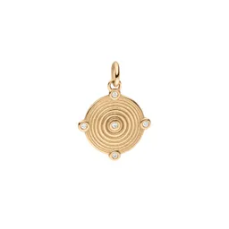 Maren Jewellery Memories of the Sea Anhänger - 18K Gelbgold & Labordiamanten – Produktbild 1 von 1
