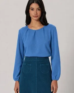 HempAge HempAge Damen Jerseybluse aus Hanf/Biobaumwolle – Produktbild 1 von 1