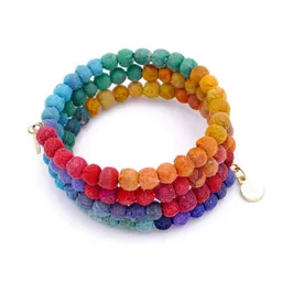 Worldfinds Worldfinds Kantha Rainbow Spiral Armband – Produktbild 1 von 1