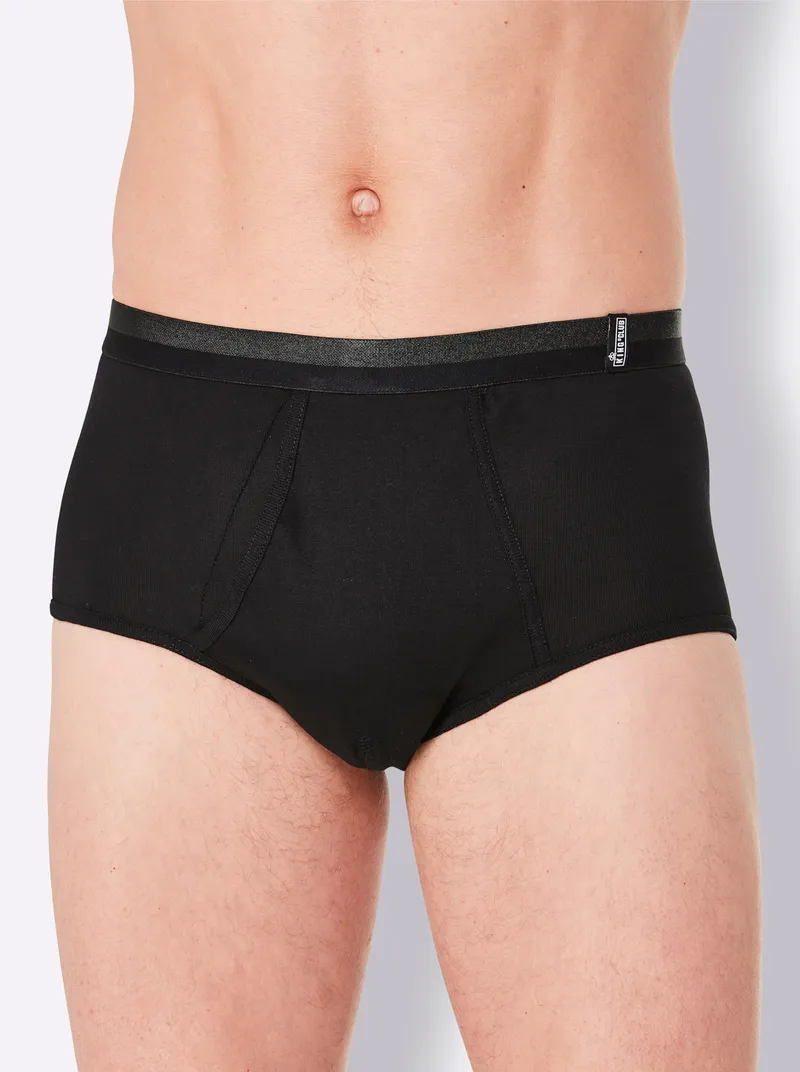 KINGsCLUB Slip schwarz + grau-meliert + marine, Schwarz + grau-meliert + marine, – Produktbild 2 von 3