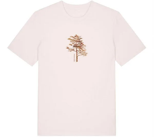 Kultgut Kultgut Echte Holzoptik- Weiches Shirt - 100% Biobaumwolle / Wertschätzung Tree, Natur, – Produktbild 1 von 3