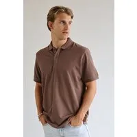 Kultgut Kultgut Bioafair Piqué Shirt- Kurzarm / ProEarth, Braun (mocca), – Produktbild 1 von 1