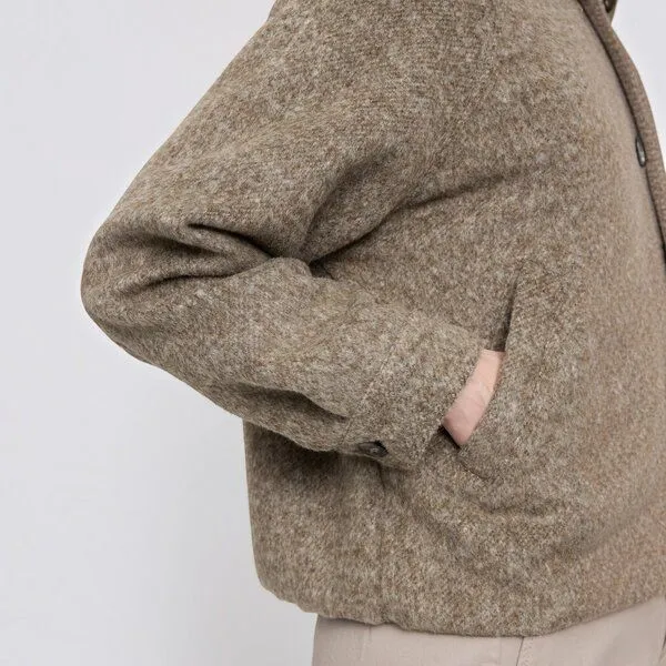 Mazine Mazine Vegan Wool Bomber – Produktbild 4 von 4