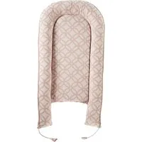 HANS NATUR Babynest Bio-Baumwolle, Kapok, Naturlatex, Maße 105 x 55 cm Blume rosè – Produktbild 1 von 1
