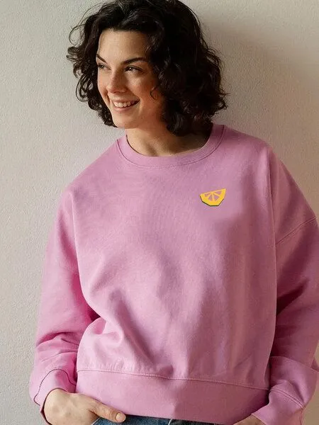 Kultgut Kultgut Artdesign - Goodness Pulloversweater im Boxistyle / Citrona, Pink, – Produktbild 1 von 3