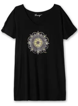 sheego Longshirt schwarz – Produktbild 1 von 1