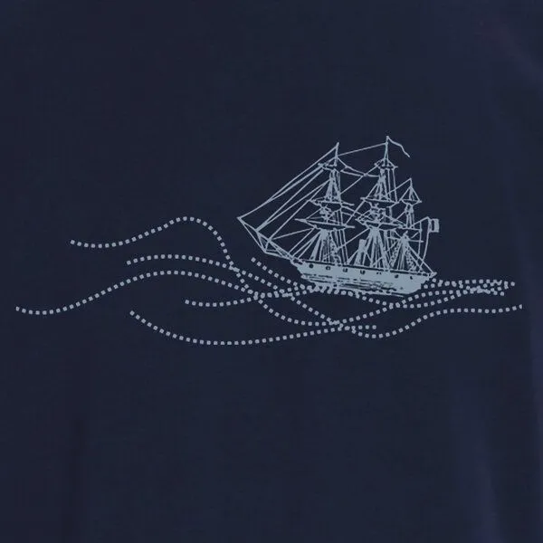 little kiwi little kiwi Herren T-Shirt, "Rückenwind", Blau, – Produktbild 2 von 3