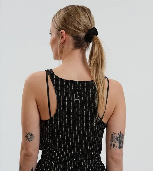 Gary Mash GARY MASH Top Victoria mit feinem Muster Dots LENZING ECOVERO Mix, Schwarz, – Produktbild 4 von 4