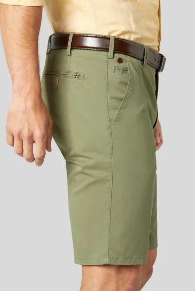 Meyer MEYER Baumwoll Stretch Bermuda, Grün (oliv), – Produktbild 4 von 4