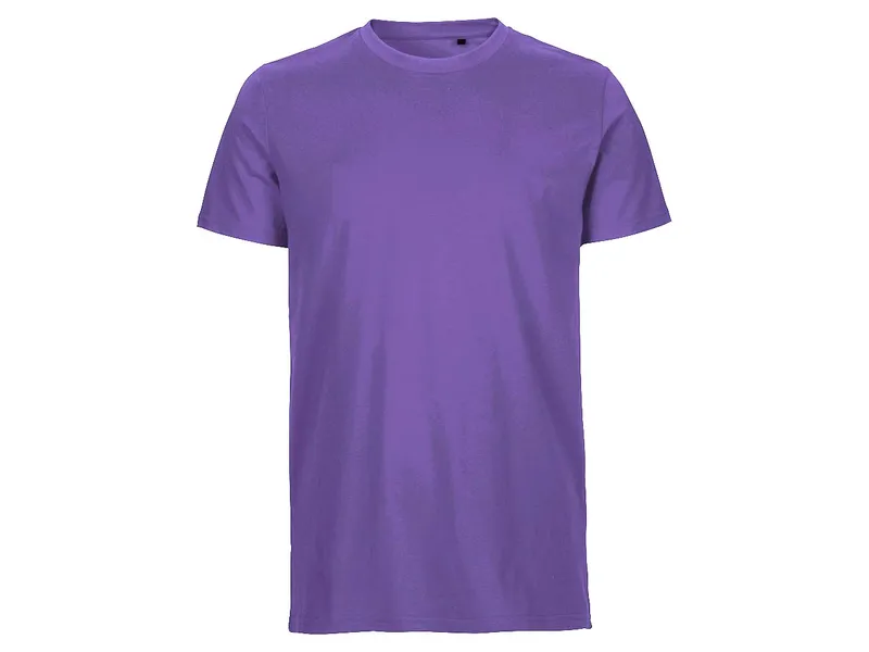 Neutral Neutral® Unisex T-Shirt Fitted Körpernah von Neutral Bio Baumwolle, Purpur, – Produktbild 1 von 5