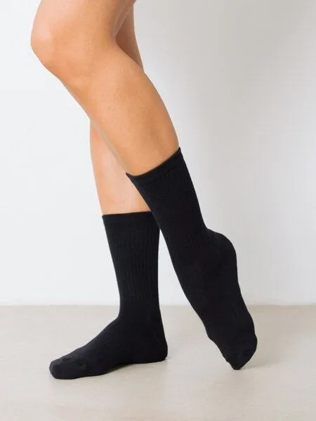 Honest Basics Honest Basics Tennissocken 3er-Pack Frauen, Black, – Produktbild 3 von 4