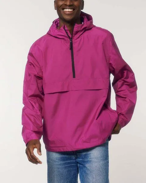 YTWOO YTWOO Unisex Windbreaker aus recyceltem PET, leichte Überziehjacke, Outdoor Jacke, Purple, – Produktbild 3 von 3