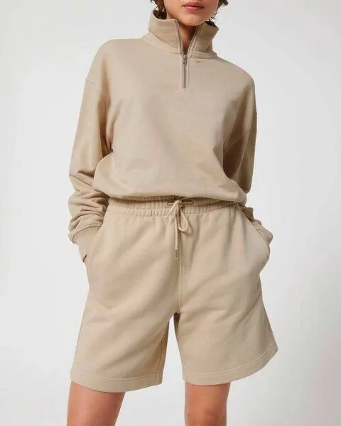 YTWOO YTWOO Sweatshorts, Joggingshorts aus 100% Cotton (Bio) - Organic Carded, Fair Trade, Beige, – Produktbild 1 von 4