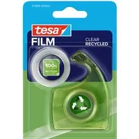 Tesa tesa Handabroller "EASY CUT" inkl. 1 Rolle, 10 m x 15 mm "CLEAR RECYCLED" – Produktbild 1 von 1