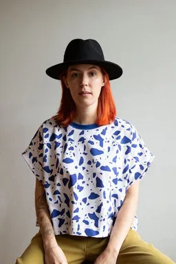 Ecostories Ecostories Damen T-Shirt Terrazzo – Produktbild 1 von 1