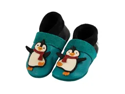 Pantolinos Pantolinos Baby und Kinder Hausschuhe Krabbelschuhe Ecopell Leder Pinguin – Produktbild 1 von 1