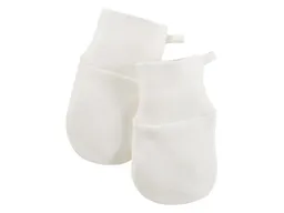 HANS NATUR Baby Handschuhe Fäustlinge Kratzschutz Bio-Baumwolle off white Gr. 0 – Produktbild 1 von 1