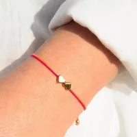 Bow & Hummingbird Bow & Hummingbird Armband auf Karte - Zwei Herzen- Wir Zwei sind ein gutes Team - – Produktbild 1 von 1