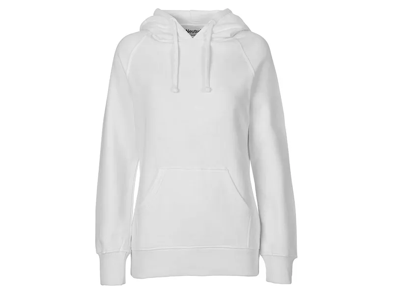 Neutral Neutral® Damen College Hoodie Hoody Kapuzenpullover Kapuzenpulli, Weiß, – Produktbild 1 von 5