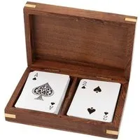 El Puente El Puente Rommé-Karten | Fair Trade & Handmade aus Indien, Mehrfarbig, – Produktbild 1 von 1