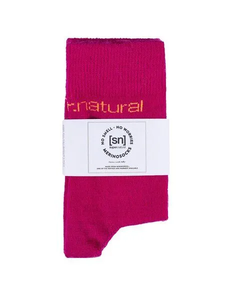 Super.Natural Super.Natural Socken Kids All Day Socks 2-Pack aus Merino, Pink, – Produktbild 2 von 3