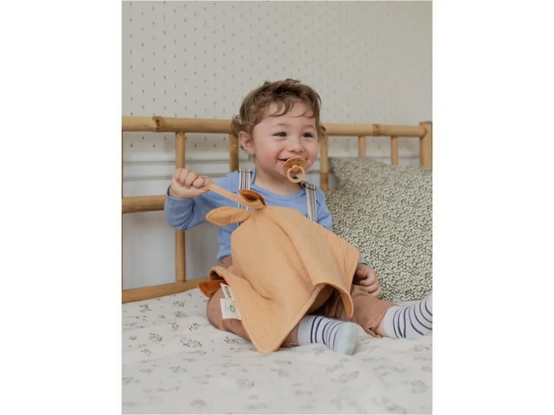 BIBS BIBS Schnuffeltuch 3-lagig Cuddle Kangaroo Desert Maße 40 x 40 cm, Braun, – Produktbild 2 von 2