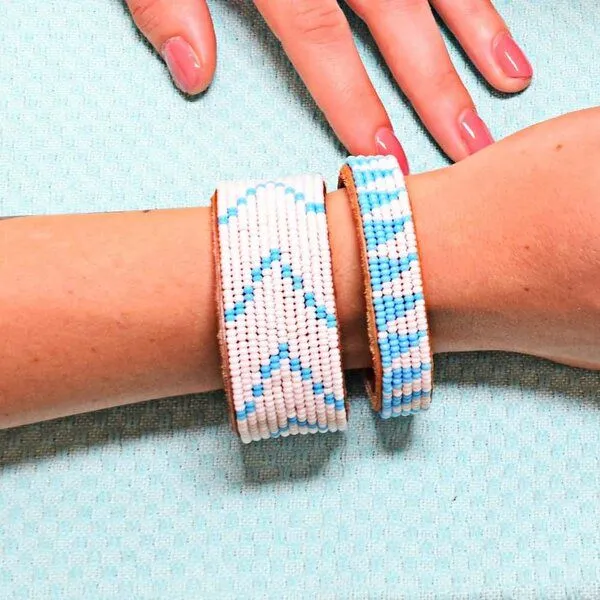 Swahili Coast Swahili Coast Perlenarmband & Armreif - TRI, Blau, – Produktbild 3 von 4