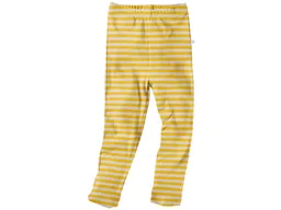 HANS NATUR Baby und Kinder Leggings Bio-Baumwolle curry geringelt Gr.122/128 – Produktbild 1 von 1