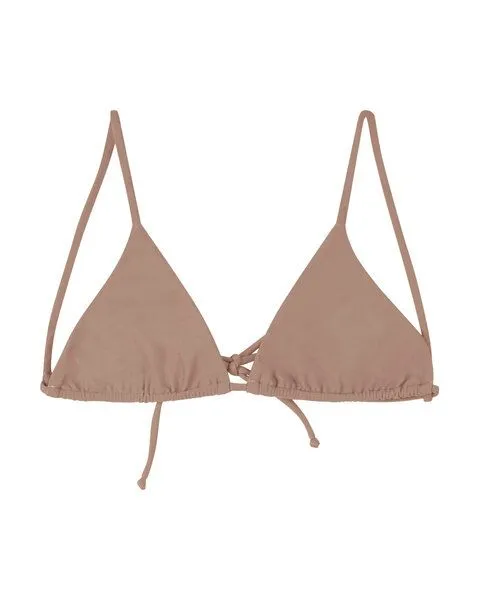 MATONA Matona Triangel Bikini-Oberteil aus Econyl für Frauen / Triangle Bikini Top, Taupe, – Produktbild 3 von 4