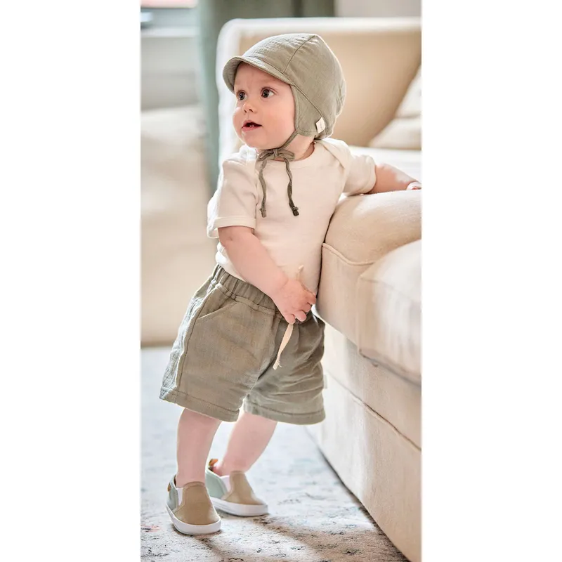 Maximo Maximo Musselin-Shorts, Gruen, – Produktbild 2 von 2