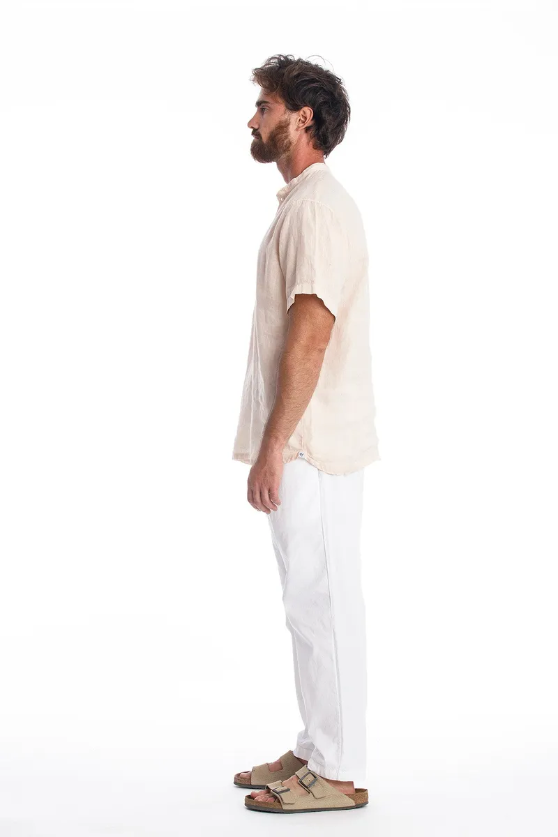 RAVENS VIEW IBIZA RAVENS VIEW IBIZA Herren vegan Shirt Brad Sand, Beige, – Produktbild 1 von 2