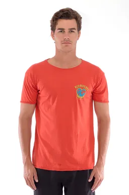 RAVENS VIEW IBIZA RAVENS VIEW IBIZA Herren vegan T-Shirt Eco Rebel Terracotta Orange – Produktbild 1 von 1