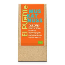 El Puente El Puente Bio-Muskatnuss ganz mit Schale | Bio-zertifiziert | Vegan | Glutenfrei – Produktbild 1 von 1