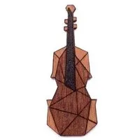 BeWooden BeWooden Holzbrosche Geige – Violin Brooch – Produktbild 1 von 1