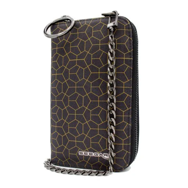 Seegarn Seegarn-Täschle / 2in1 Handy-Tasche und Geldbeutel (MB36), K2 - kette schwarz, – Produktbild 1 von 5