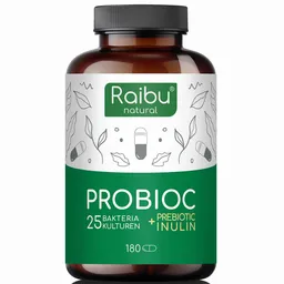 Raibu Natural Raibu Natural Probioc Kulturen-Komplex | 180 magensaftresistente Kapseln – Produktbild 1 von 1