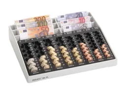 Inkiess Inkiess Geldzählkasse "86 PL" mit 8 Münzbehältern und 6 Geldschienfächern – Produktbild 1 von 1