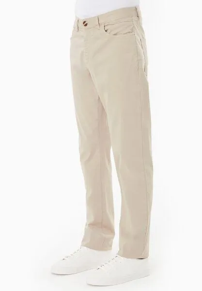 ORGANICATION ORGANICATION Regular-Fit Hose aus Bio-Baumwolle, Feather beige, – Produktbild 3 von 3