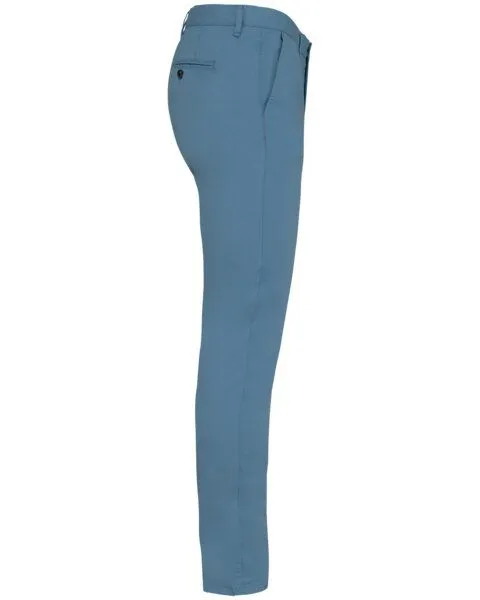Greenspired Greenspired Umweltfreundliche Herren Chinohose Slimfit 235 g/m², Blau, – Produktbild 2 von 2